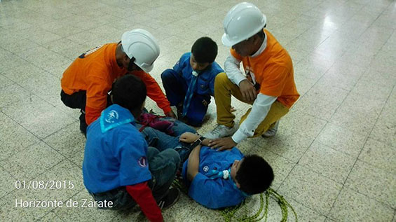 Curso de Primeros Auxilios en Zárate - Scouts del Perú