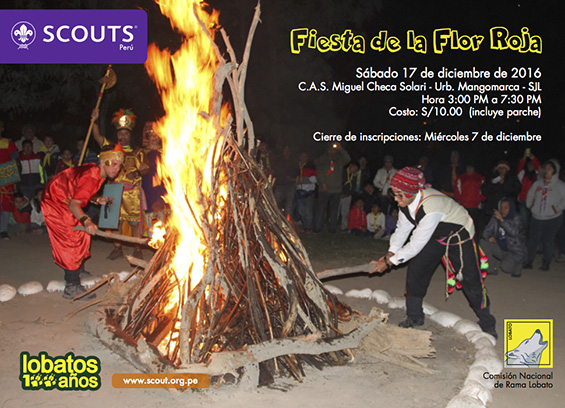 La Fiesta de la Flor Roja - Scouts del Perú